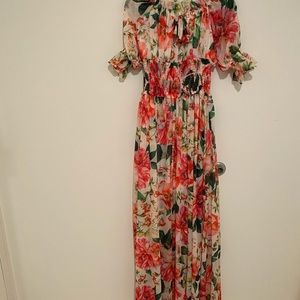 NWT Queenia floral long maxi dress